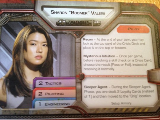 Battlestar Galactica Boomer Character Card