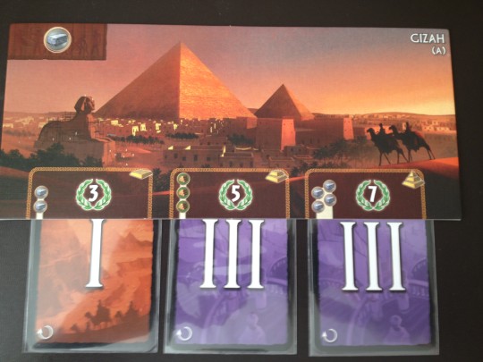 The player completed each stage of their Wonder and will receive 17 points.