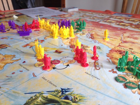 Conquest of the Empire Dudes on the Map