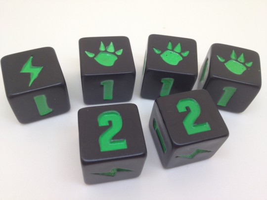 King of Tokyo Attack Dice