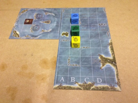 Pirate Dice: Voyage on the Rolling Seas Dice Map