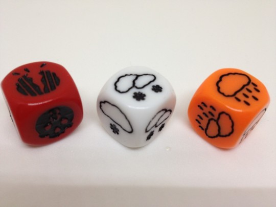 Robinson Crusoe: Adventure on the Cursed Island Weather Dice