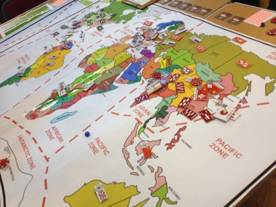 Megagame The war map can look like a mess but it made sense to us Chiefs of Defence.