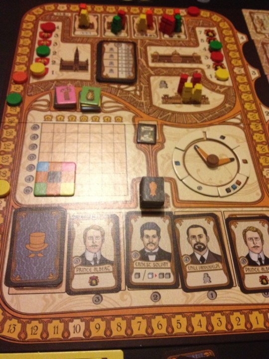 Bruxelles 1893 Game Board
