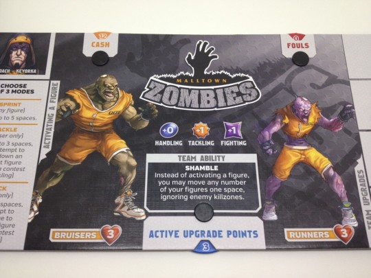 The Zombie board is set up and ready to go!
