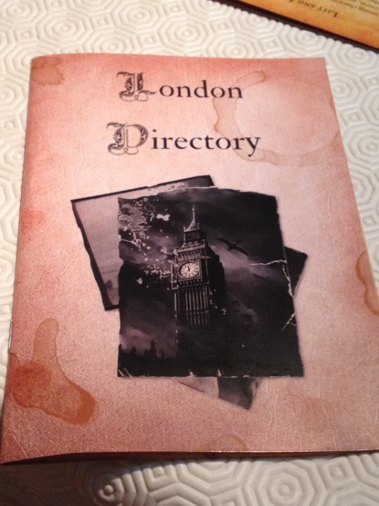Sherlock Holmes Consulting Detective Directory