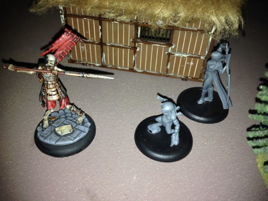 A well painted miniature will eventually be defeated by my unpainted Terror Tot and Lilith. He looked dying though.
