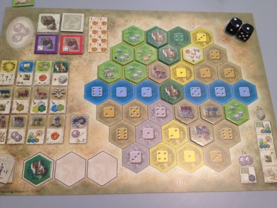 The Castles of Burgundy Player Board 1