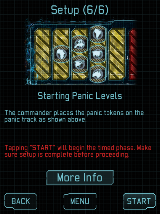 XCOM: The Board Game Starting Panic Levels