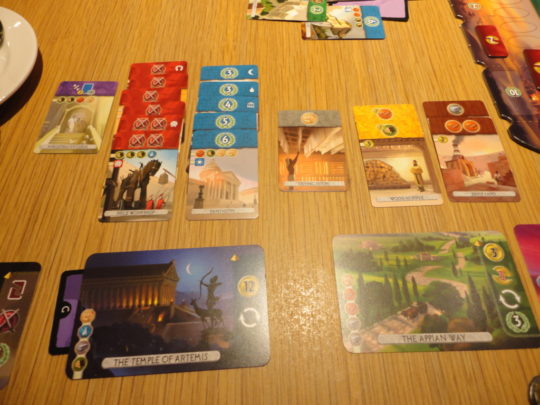 7 Wonders Duel Play Area