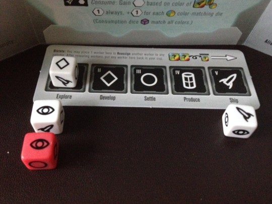 Roll for the Galaxy Assign Dice