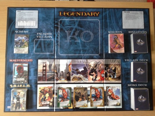 Marvel Legendary Starting Setup