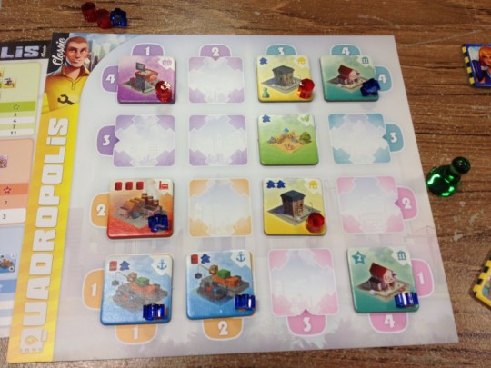 Quadropolis Classic Player Board