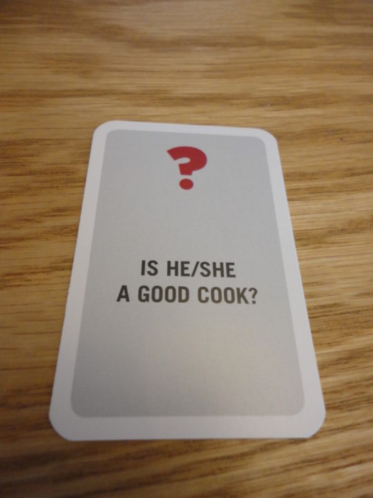 Unusual Suspects Question Card