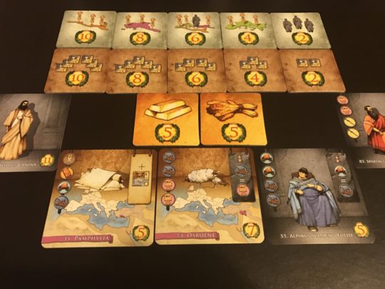 Rise of Augustus Goals Cards and Tiles