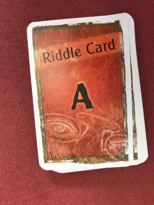 Exit: the Game Riddle Card