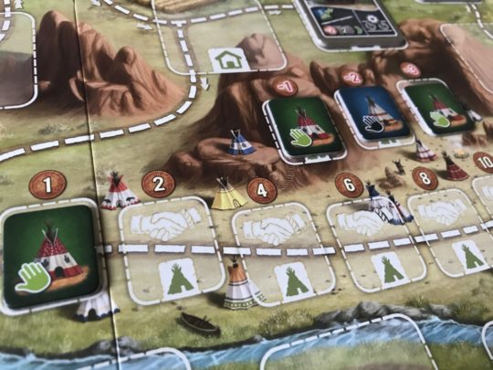 How to play trail board game 