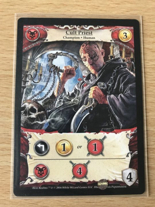 Hero Realms Champion with Expend Ability