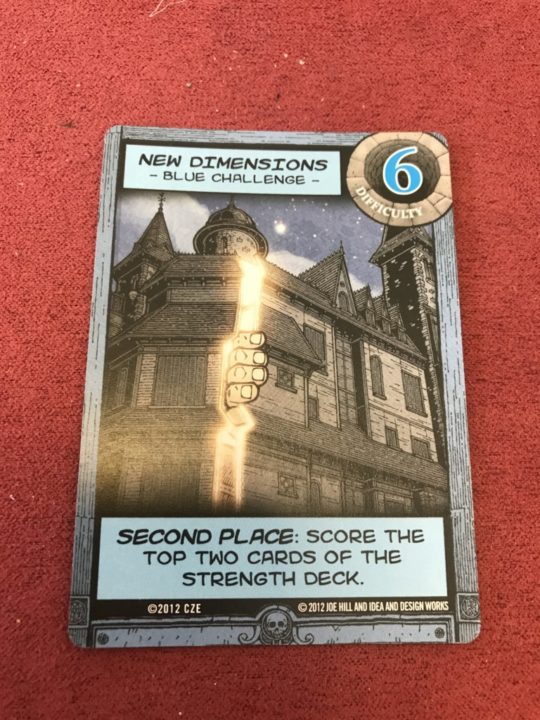 Locke & Key: The Game card where second place wins