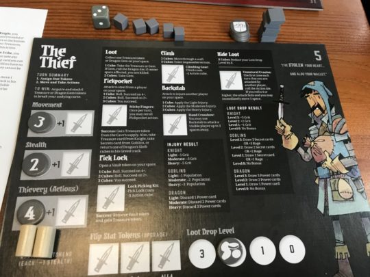 Thief Player Board