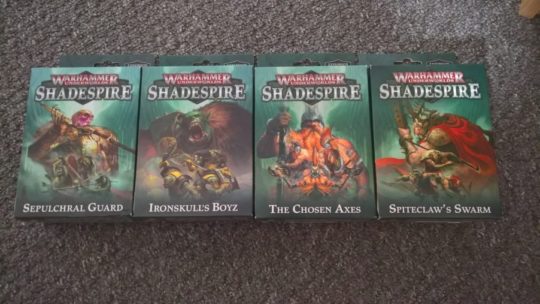 Warhammer Underworlds Shadespire Retail Boxes