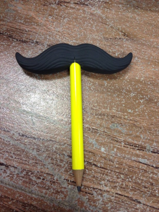 Mr Lister's Quiz Shootout Moustache Pencil