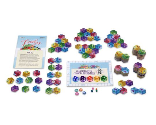 Favelas Board Game Components