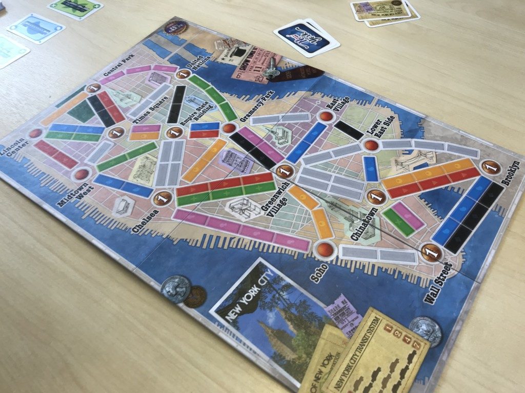 Ticket to Ride New York Board