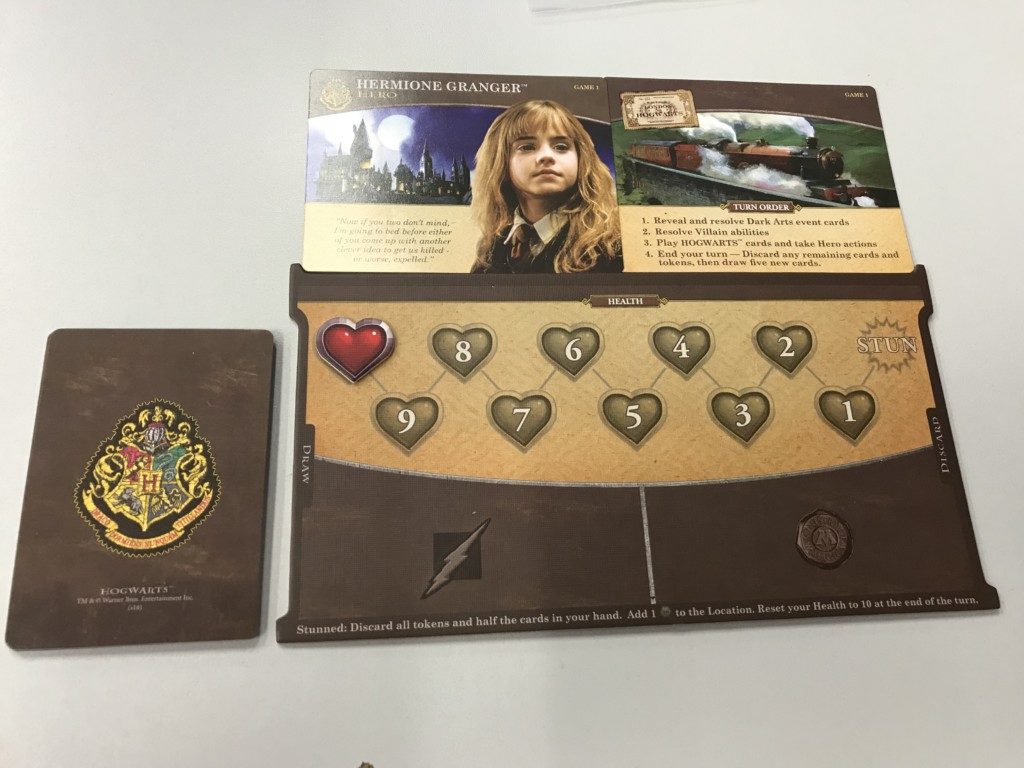 Harry Potter: Hogwarts Battle Hermione  Player Board
