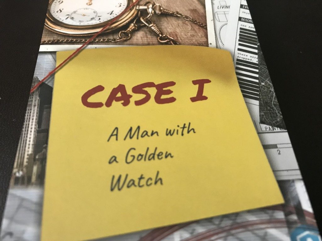 Detective: A Modern Crime Board Game Case Card Cover

