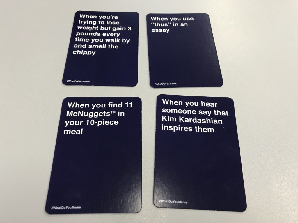 What Do You Meme? Cards
