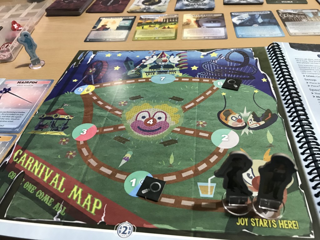 Comanauts Carnival Map Board
