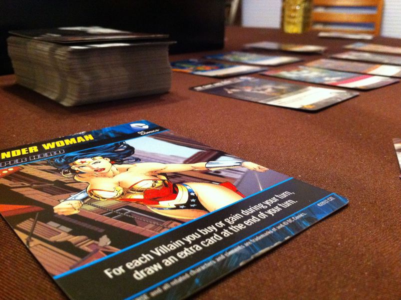 DC Deck Building Game Wonder Woman Game Play