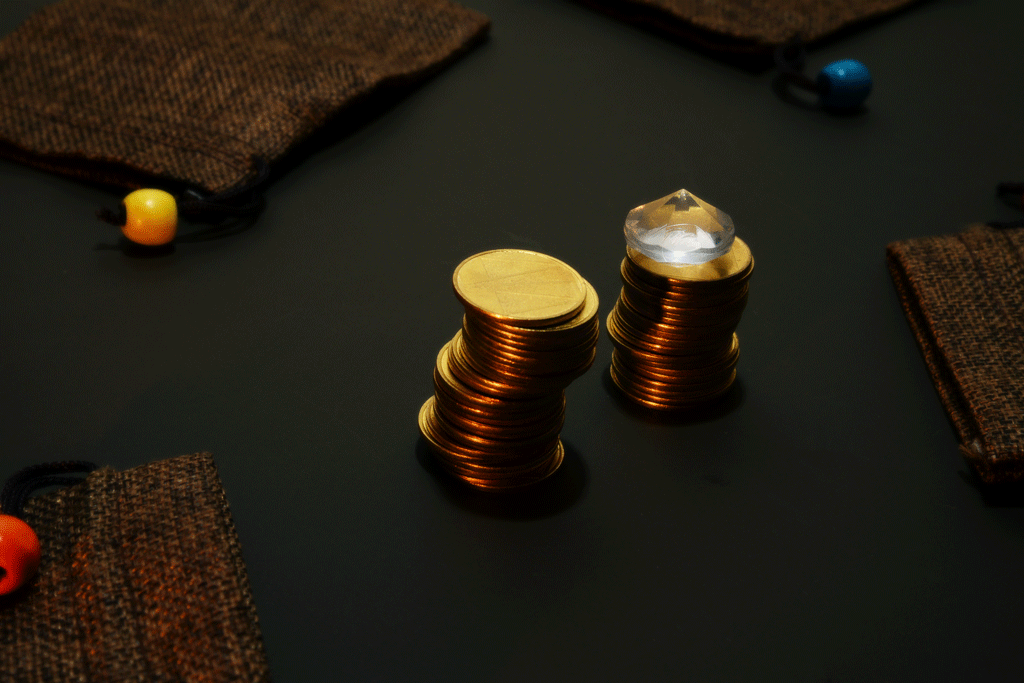 Moneybags Coins and Diamonds 