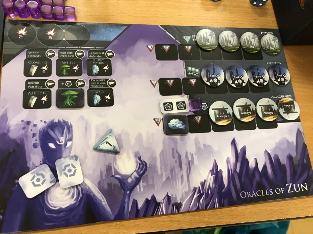 Oracles of Zun Player Board