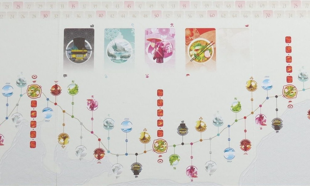 Tokaido Board Spaces