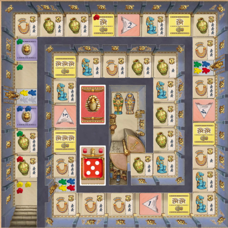 Luxor board game board
