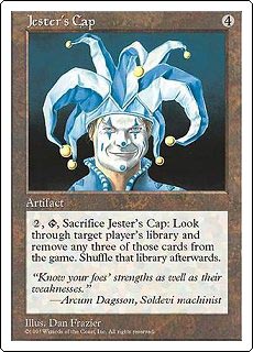 Magic the Gathering Jester's Cap
