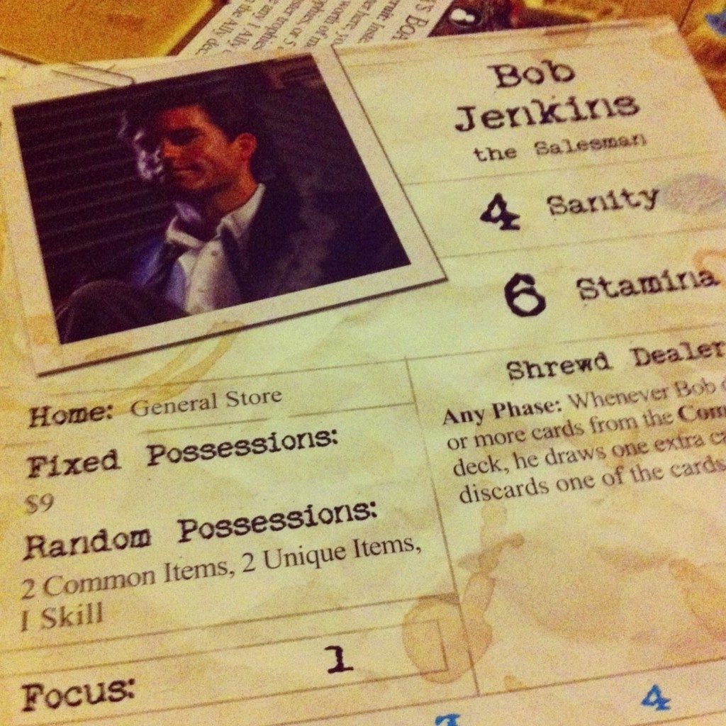 Arkham Horror Bob Jenkins