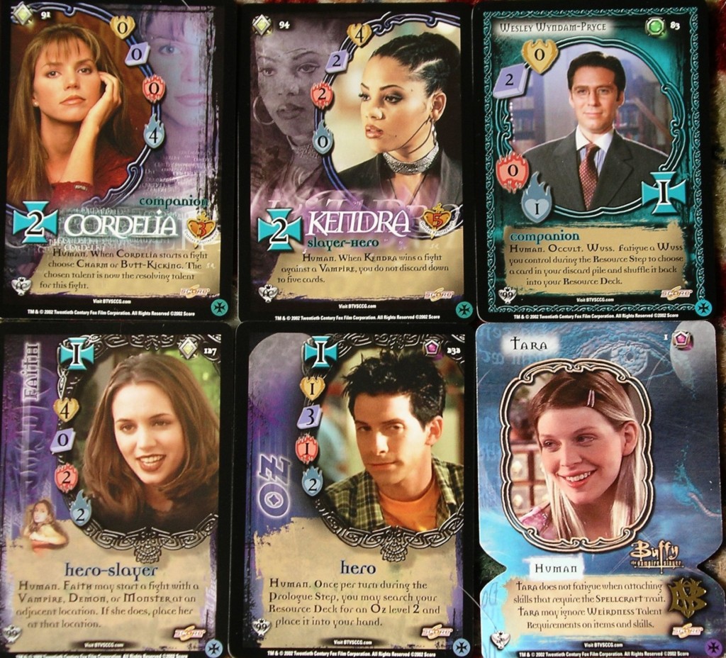 Buffy the Vampire Slayer CCG Heroes and Companions