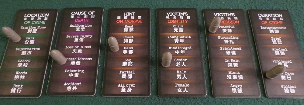 Deception Murder in Hong Kong Forensic Investigator Cards