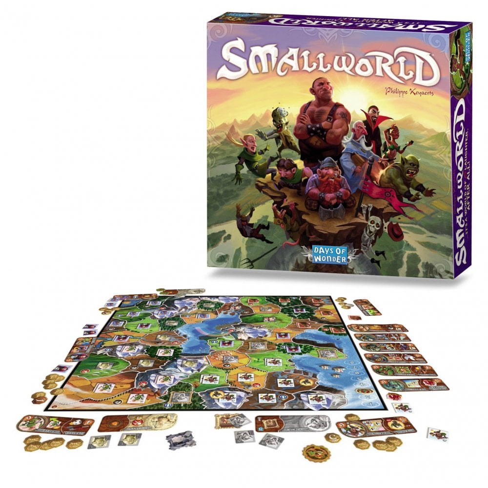 Small World Board Game Component Layout