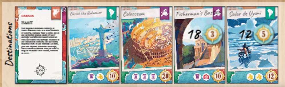 Trekking the World Destination Cards
