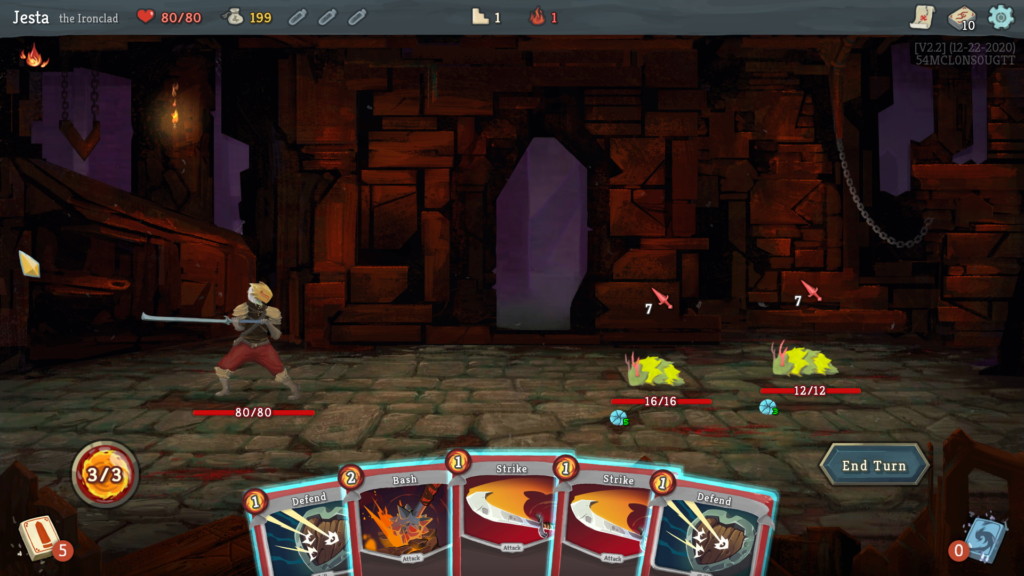 Slay the Spire Ironclad vs Enemies