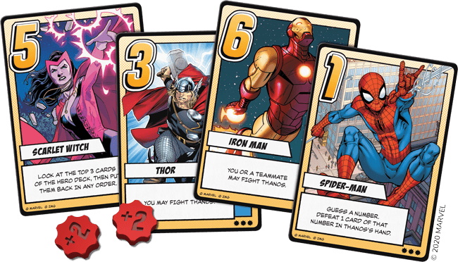Infinity Gauntlet A Love Letter Game Components