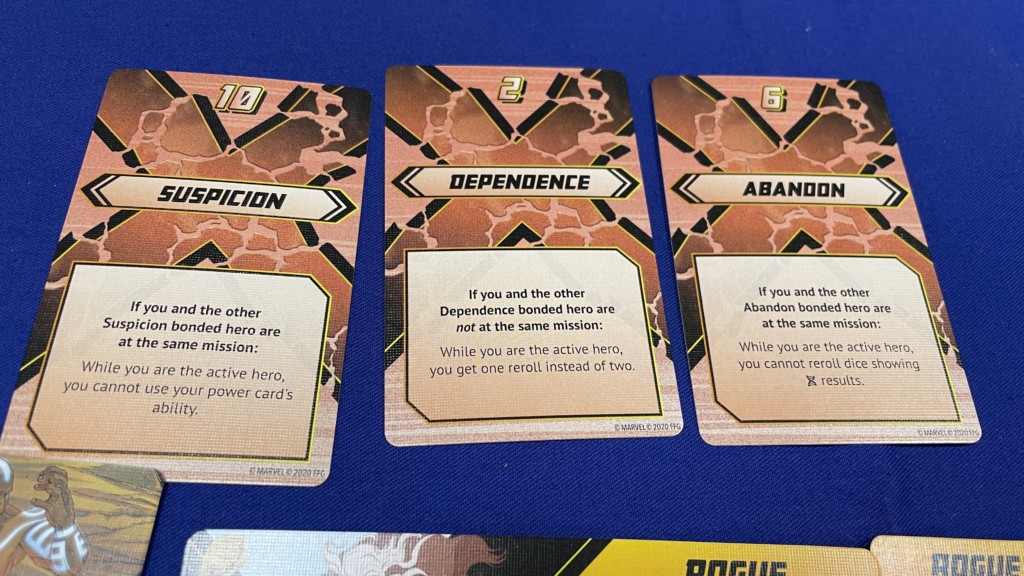 X-Men Mutant Insurrection Bond Cards