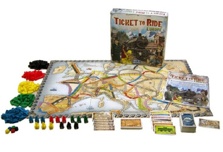 Ticket to Ride Europe Components