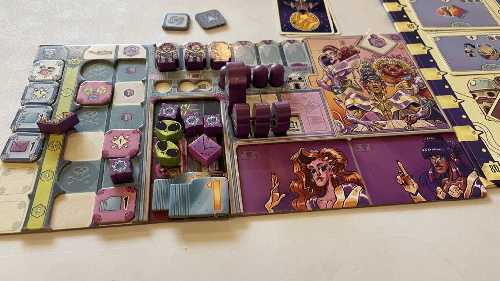 Transgalactica Player Board