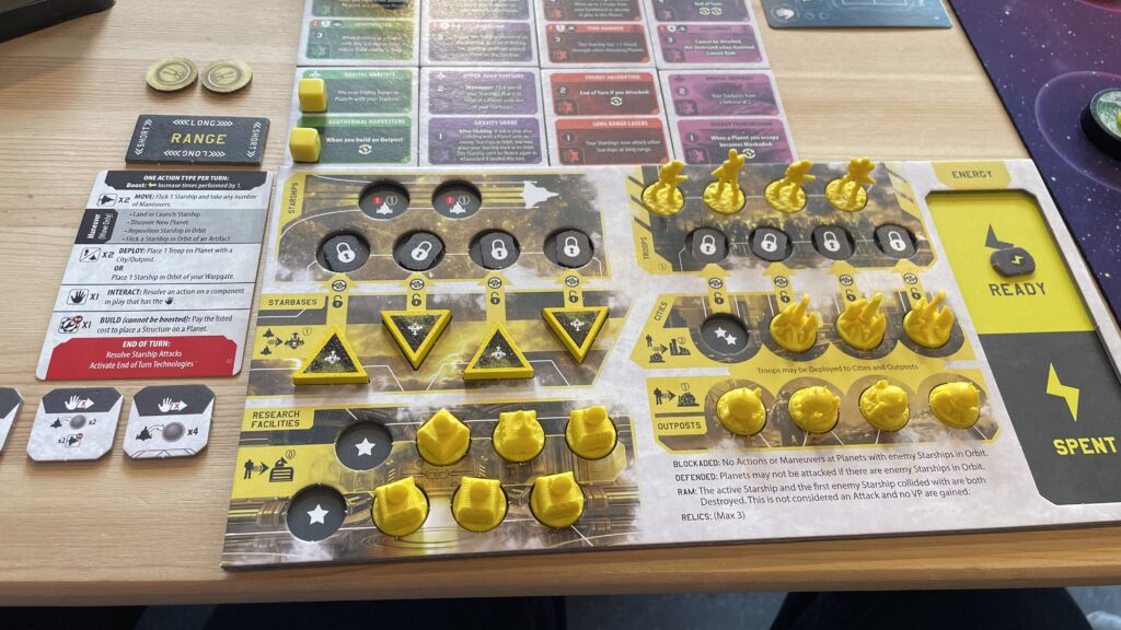 Ascending Empires Player Board