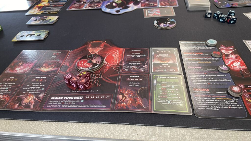 Marvel Dice Throne Scarlet Witch Board